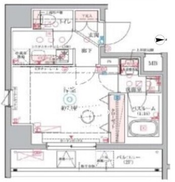 クレヴィスタ中野新橋2 304 間取り図