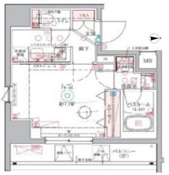 クレヴィスタ中野新橋2 504 間取り図