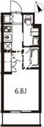 アジールコート東大井 419 間取り図