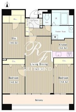 クレアールフレスカ 205 間取り図