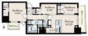 ＭＦＰＲコート日本橋馬喰町 1402 間取り図