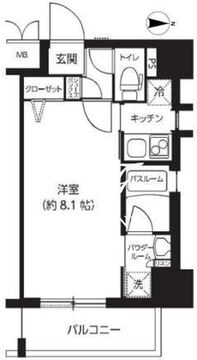 レクシード両国駅前 309 間取り図