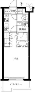 ルーブル蓮根弐番館 205 間取り図