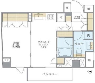 J.リヴェール学芸大学 207 間取り図