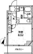 グランパセオ巣鴨 601 間取り図