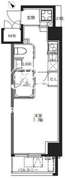 エスレジデンス池袋ノルテ 503 間取り図