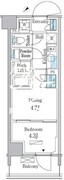 パークアクシス品川南大井パークフロント 214 間取り図
