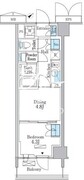 パークアクシス品川南大井パークフロント 227 間取り図