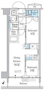 パークアクシス品川南大井パークフロント 242 間取り図