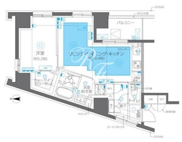 ズーム方南町 801 間取り図