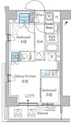 パークアクシス品川南大井パークフロント 225 間取り図