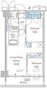 パークアクシス品川南大井パークフロント 228 間取り図