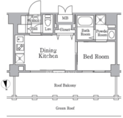 レジディア西小山 403 間取り図