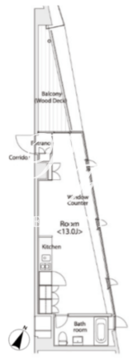 イプセ学芸大学 309 間取り図