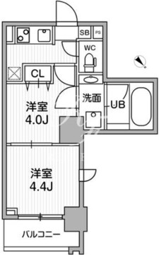 グランドコンシェルジュ駒沢大学 1103 間取り図