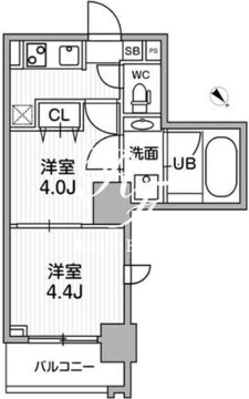 グランドコンシェルジュ駒沢大学 1003 間取り図