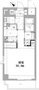 プライムアーバン麻布十番 1101 間取り図