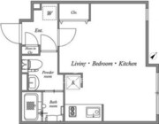 パセオ武蔵小山2 204 間取り図 ?>