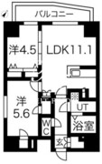 プレール・ドゥーク文京本郷 1001 間取り図