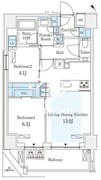 グランパセオ西麻布2 701 間取り図
