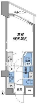 ルネサンスコート田端 502 間取り図