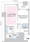 中野ステーションレジデンス 1601 間取り図