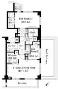 パークアクシス学芸大学 509 間取り図