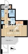 KDXレジデンス幡ヶ谷 1301 間取り図