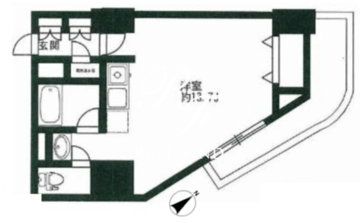 HF駒沢公園レジデンスタワー 1904 間取り図