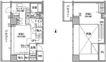 東雲キャナルコートCODAN 20-1101 間取り図