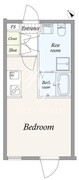 グランパセオ島津山 W-204 間取り図
