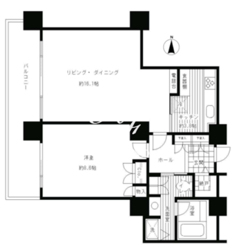 リバーポイントタワー 2011 間取り図