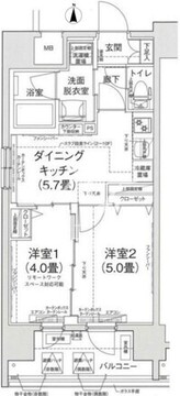 アイルプレミアム池袋ノルド 901 間取り図