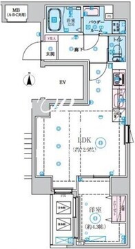 リヴシティ両国五番館 901 間取り図