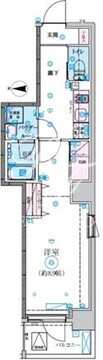 リヴシティ両国五番館 203 間取り図