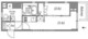 オルタナ清澄白河 101 間取り図