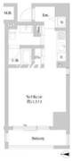 ミリアレジデンス北新宿 702 間取り図