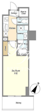 フロンティア新宿タワー 2011 間取り図