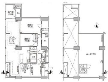 東雲キャナルコートCODAN 12-1401 間取り図