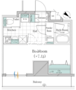 ガリシア大塚サウス 402 間取り図