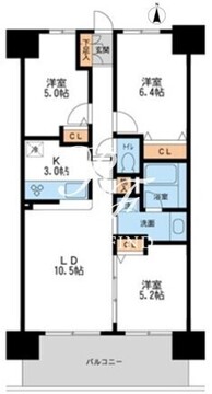 レジディア南千住 213 間取り図