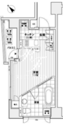 カスタリア銀座 406 間取り図