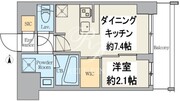 クレストコート東日暮里 208 間取り図