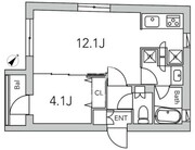 グランデュオ高田馬場クレスト 204 間取り図 ?>