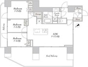 ルミーク北品川 1001 間取り図