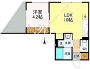 イプシロン亀戸 402 間取り図