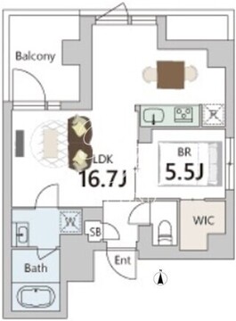 グランデュオ武蔵小山4 301 間取り図