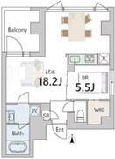 グランデュオ武蔵小山4 401 間取り図 ?>