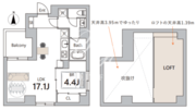 グランデュオ武蔵小山4 503 間取り図 ?>