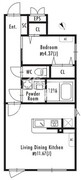 グランパセオ等々力 401 間取り図